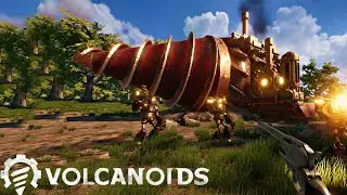 VOICANOIDS IS AMAZING - Post Apocalyptic Survival game WITH A DRILL BASE!!!