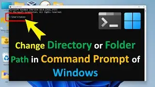 How to Clear or Change Directory or Folder Path in Command Prompt of Windows Computer ?