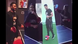 أول لقاء جمع بين تامرحسني واسيل عمران في منزل المطرب العالمي Jason Derulo