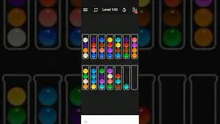 ball sort color puzzle level 143| ball sort color puzzle game level 143