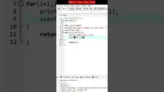 Let's calculate average of numbers in C language #clanguage #yearofyou #coding #shorts #programming