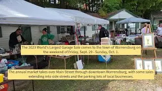 What to know for the 2023 World's Largest Garage Sale
