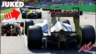Juked This Rammer Off Track!! REALISTIC Full GRID Experience - Assetto Corsa MONZA w/SF1000