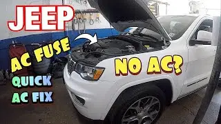 Jeep Grand Cherokee 2014 and Up AC Dont work, AC Fuse Quick FIX