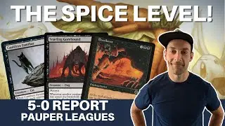 DIVERSITY + SPICE! MTG Pauper 5-0 Trophies are looking pretty nice and the spice level is HIGH