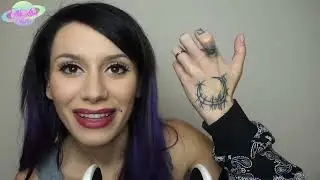 ASMR Ellie Alien - WHISPERING about TATTOOS - ITA-ENG