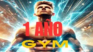 Mi cambio físico de un año en el gimnasio