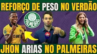 JHON ARIAS  NO VERDÃO? PALMEIRAS CONFIRMA QUE VAI COM TUDO PARA CONTRATAR JHON ARIAS PARA 2026