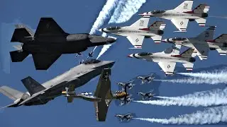 Sun N Fun 2024 | AirShow - Fighter Jets, Connie, Mig-29, F16s, Thunderbird