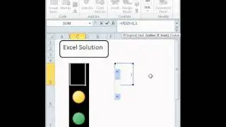 Excel Solution - How to Create Traffic Light with Conditional Formatting in Excel 2010.avi