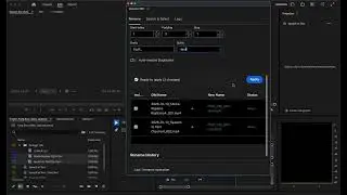 Bulk Rename Clips, Bins & Markers in Premiere Pro | Renamer Pro Plugin