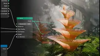 Satisfying Alien Plant Animation | Blender 4.1 Geometry Nodes Tutorial