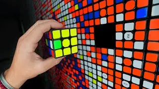 I Made A Sculpture with 10,000 Rubik’s Cubes…