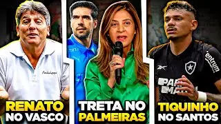 FIGHT AT PALMEIRAS | Renato Gaúcho, COACH of Vasco | Tiquinho Soares at Santos - BALL MARKET