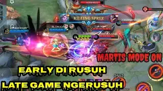 MARTIS BUILD TERKUAT DI LATE GAME||LANGSUNG GAS AUTO BAR BAR#MARTISGAMEPLAY