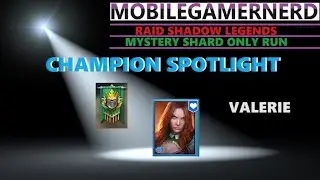 (Valerie) Raid Shadow Legends F2P Spotlight Champion