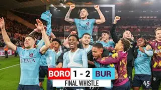 Full Time Promotion Reaction! | FINAL WHISTLE | Middlesbrough 1-2 Burnley