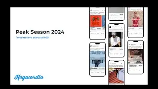 Be ready for Peak Season