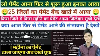 फिर से पेमेंट आना शुरू 25 जिलों का आया अब तक आज इन जिलों का आएगा berojgari bhatta latest news 2026