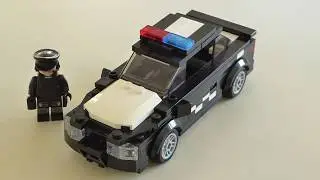 Lego Chequered Police car MOC