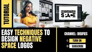 Negative Space Logos | White space logos | Techniques|  Adobe illustrator 2022