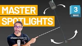 💡 MASTER SPOTLIGHTS  like never before  [ 3ds Max Tricks ]