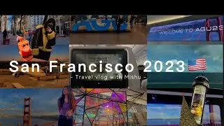 San Francisco vlog 🇺🇸✈️ | solo travel, attending conference, golden gate bridge, christmas vibes