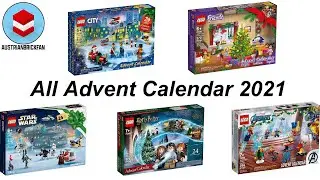 All LEGO Advent Calendar 2021 Compilation/Collection Speed Build