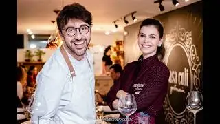 Aula gastronômica a 4 mãos com Bárbara Coli e Felipe Caputo.