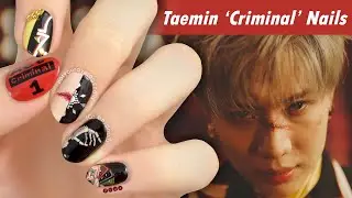 Taemin 'Criminal' Nail Art Tutorial