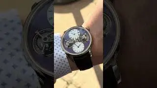 Arnold & Son Double Tourbillon White Gold Charoite Edition 