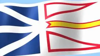 Flag of Newfoundland and Labrador - Drapeau de Terre-Neuve-et-Labrador