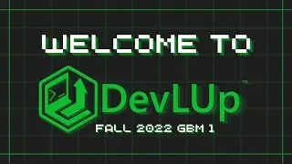 Welcome to DevLUp! - 27 Aug 2022