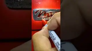 DIY Miata Badge Permanent Marker upgrade 