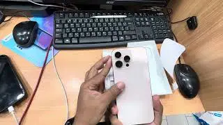 iPhone 16 Pro Max Unboxing and Setup - DESERT TITANIUM