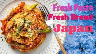 Fresh Pasta and ALL YOU CAN EAT Freshly Baked Fluffy Bread -  Kamakura Pasta in Japan　鎌倉