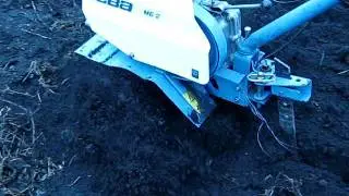 Мотоблок Нева осенняя вспашка часть 2
