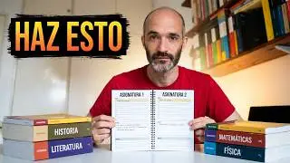 Como estudiar DOS MATERIAS al mismo tiempo
