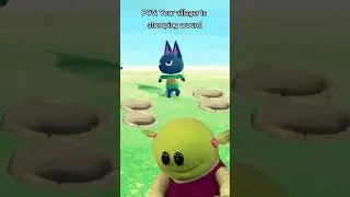 When Villagers are Stomping #animalcrossing #nintendo #acnh #gaming