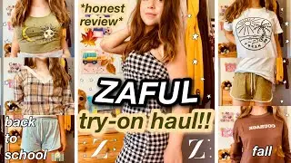 ZAFUL back to school fall try on haul 2021!!