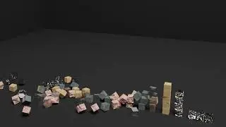 Satisfying Blender cube animation.