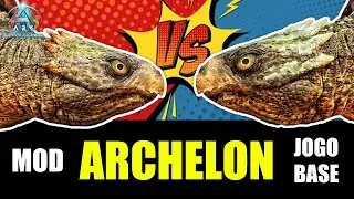 ARCHELON - MOD VS JOGO BASE - TEM DIFERENÇA? - ARK ASCENDED