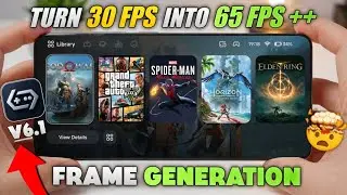 GameHub Frame Generation is INSANE! 🤯 | GameHub V6.1 (2X FPS Boost!) 🚀