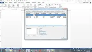 MS Word 2013 - Mail Merge