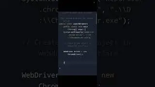 Automation testing with Selenium : Launch Chrome driver