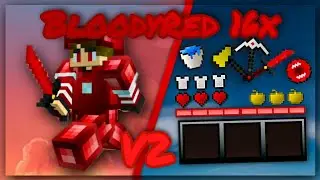 BloodyRed 16x V2 // Pack Release! | MCPE/BE PvP pack Showcase