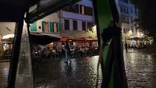 City of Florence Italy by bike tour at night 10.27.33