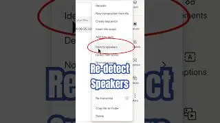 Re-identify Speakers Descript Underlord | Tip 065 #descript #underlord