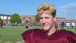 Garrett senior wide receiver/defensive back Parker Skelly practice interview 9/9/2024