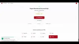 How to reorder pages in your pdf with PDFHaul